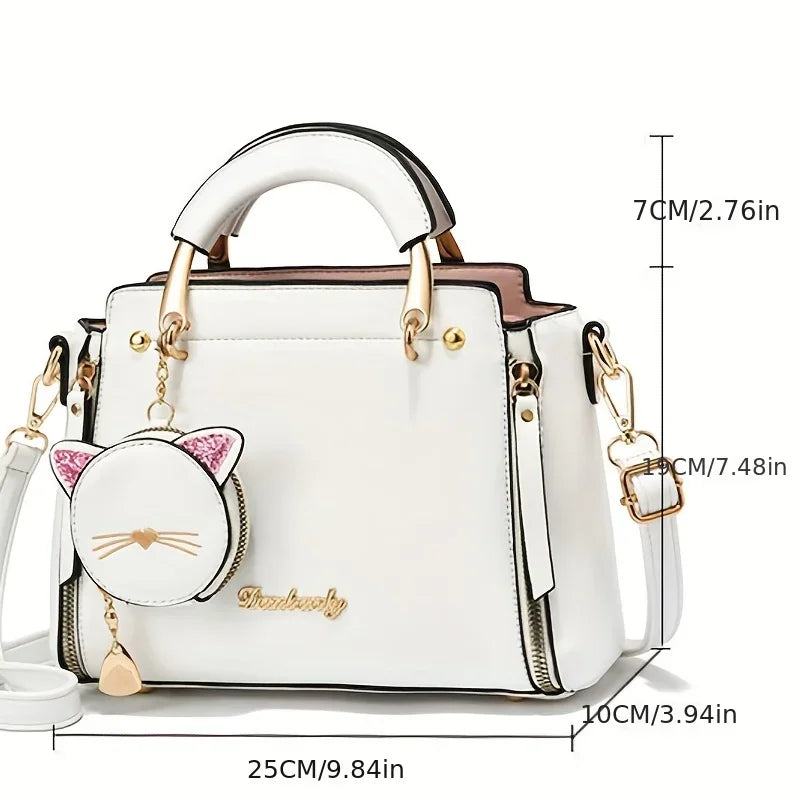 Women's Handbags Fashion Handbags Women's Handbags Crossbody Large Capacity Cat Purse