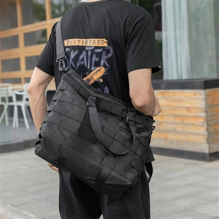 Unisex Crossbody Shoulder Bag Large Capacity Men's Handbag High Capacity Student Bookbag Casual Tote Messenger Bags Travel Bag