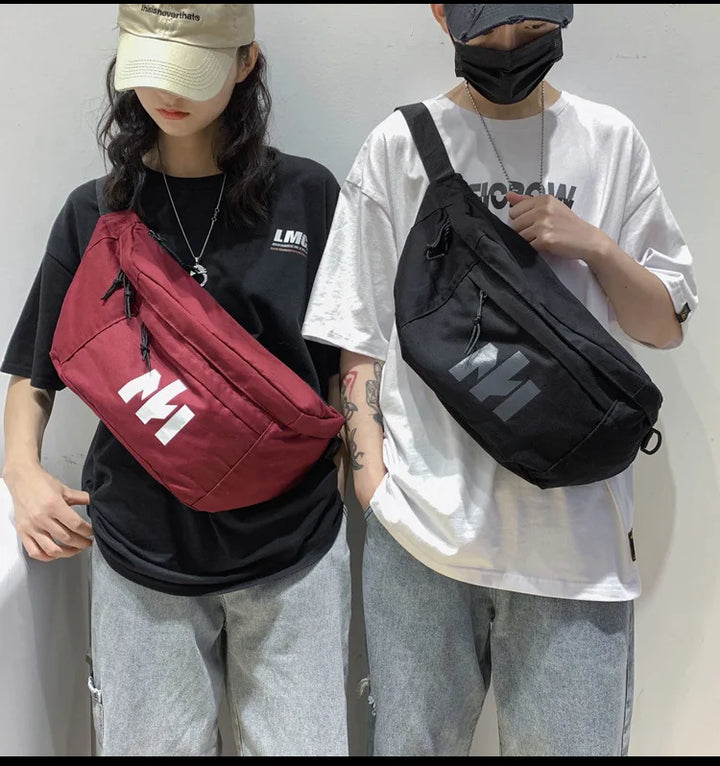 Unisex Fanny Pack – Large Capacity Waist & Chest Bag for Travel & Street Trend