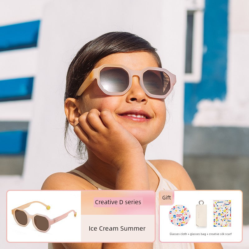 Olivioco Creative Parent-Child Eye Protection Men's and Women's Sunglasses