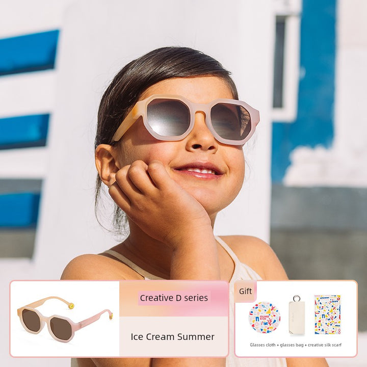 Olivioco Creative Parent-Child Eye Protection Men's and Women's Sunglasses