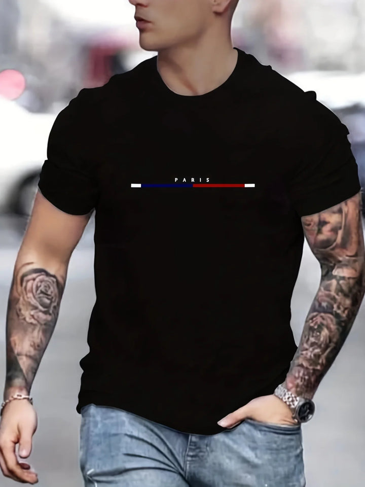 Paris Print Hoodie Tee