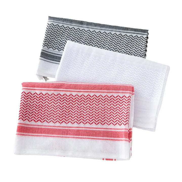 Muslim Men’s Keffiyeh – Traditional Arab Head Scarf & Hijab