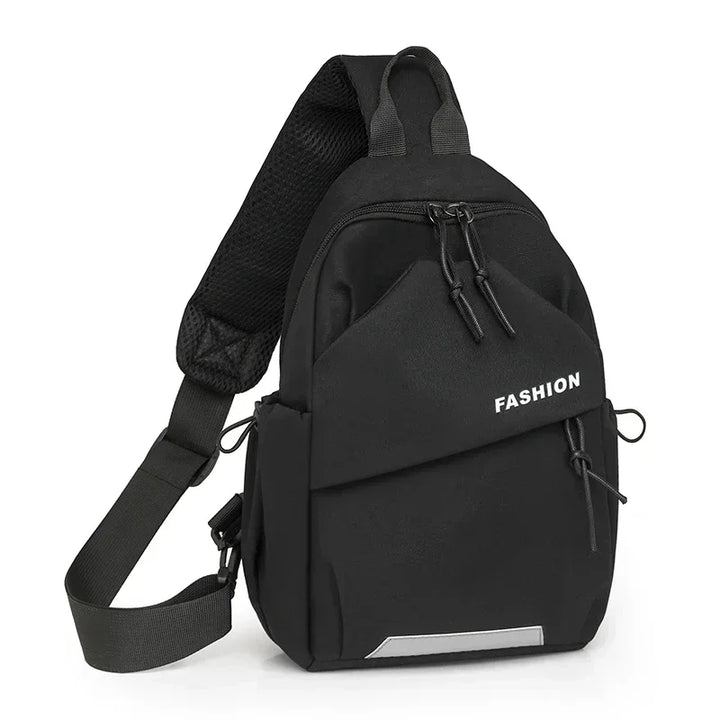 Unisex Stylish Nylon Crossbody Bag Fashionable Chest Pack Shoulder Bag for Everyday Use