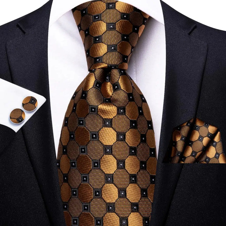 Hi-Tie 8.5cm Business Black Solid Paisley 100% Silk Men's Tie Neck Strip Ties for Men Formal Luxury Wedding Neckties Gravatas