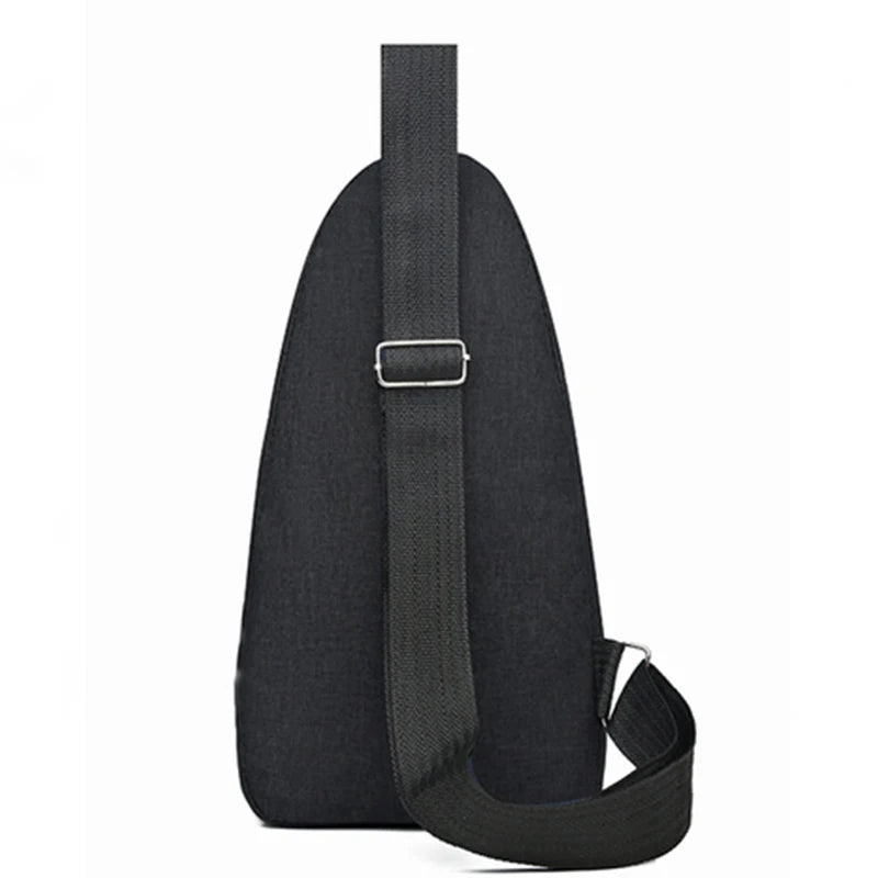Unisex square bag, men's and women's new chest bag, single shoulder crossbody bag, chest crossbody bag, fashionable and versatil