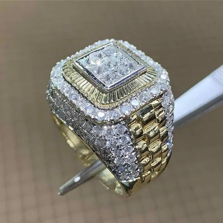 ZirconKing™ – Domineering Gold Hip Hop Ring