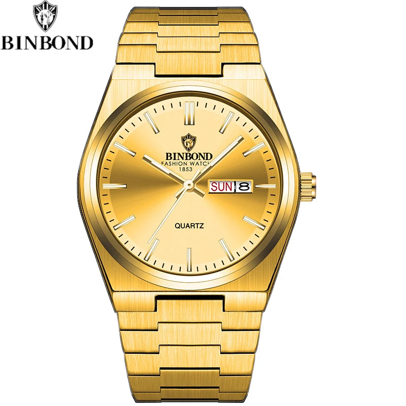 BINBOND Men's Business Quartz Watch