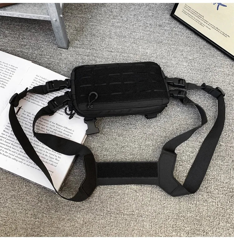 Outdoor Chest Rig – Functional Crossbody Waist Bag for Unisex Streetwear