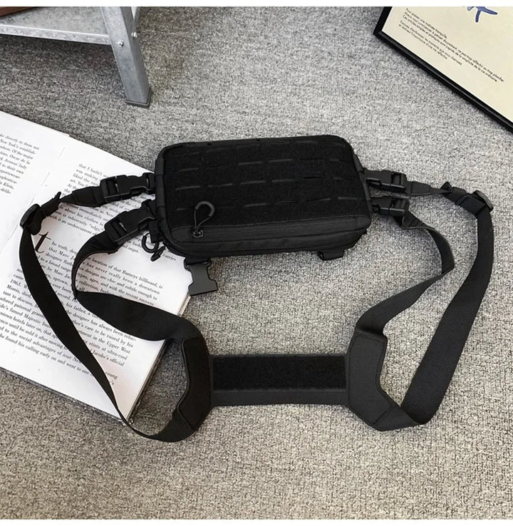 Outdoor Chest Rig – Functional Crossbody Waist Bag for Unisex Streetwear