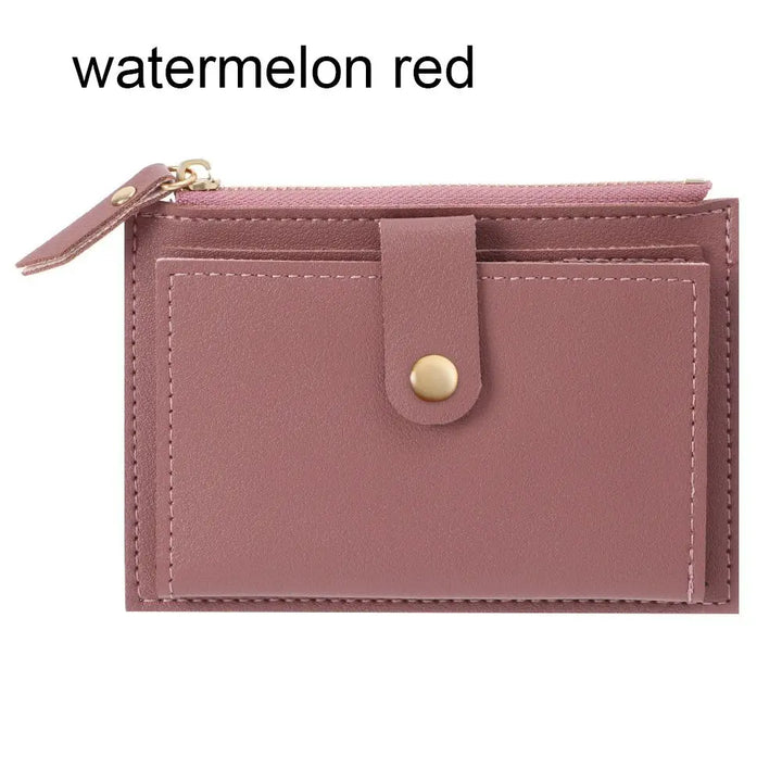 Cute Mini PU Leather Wallet – Coin Purse & Card Holder