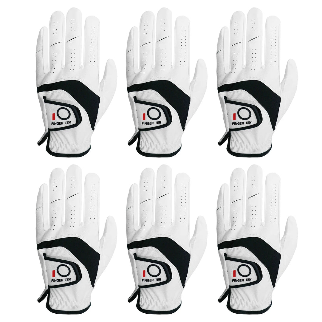 Golf Gloves Men 3pcs/6pcs All Weather Soft Breathable Left Hand Right Grip Drop Shipping