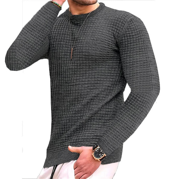 Men's Waffle Check Hoodie
