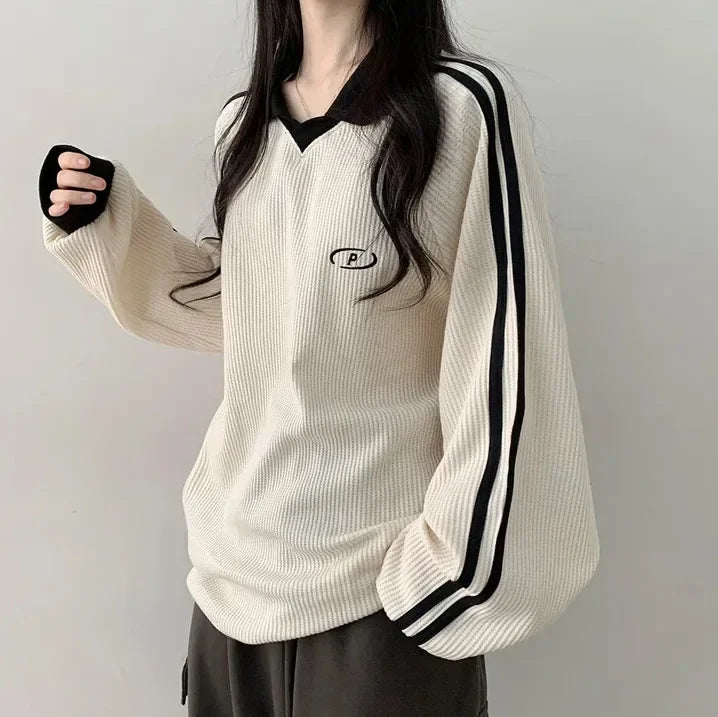 Women's Vintage Polo Sweatshirt