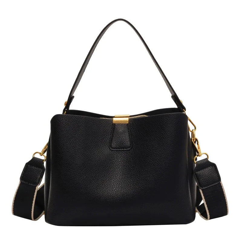2024 New Trendy and Fashionable Handbag, High end and Western Style, Versatile in Summer, Crossbody Bucket Bag