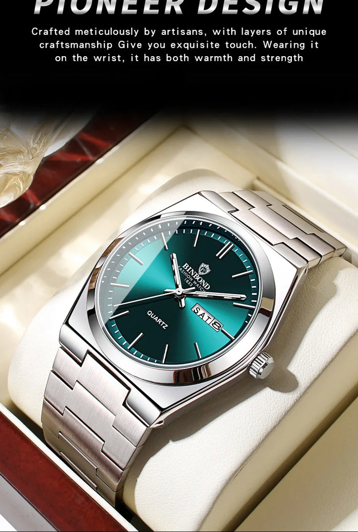 UTHAI Men's Luxury Quartz Watch