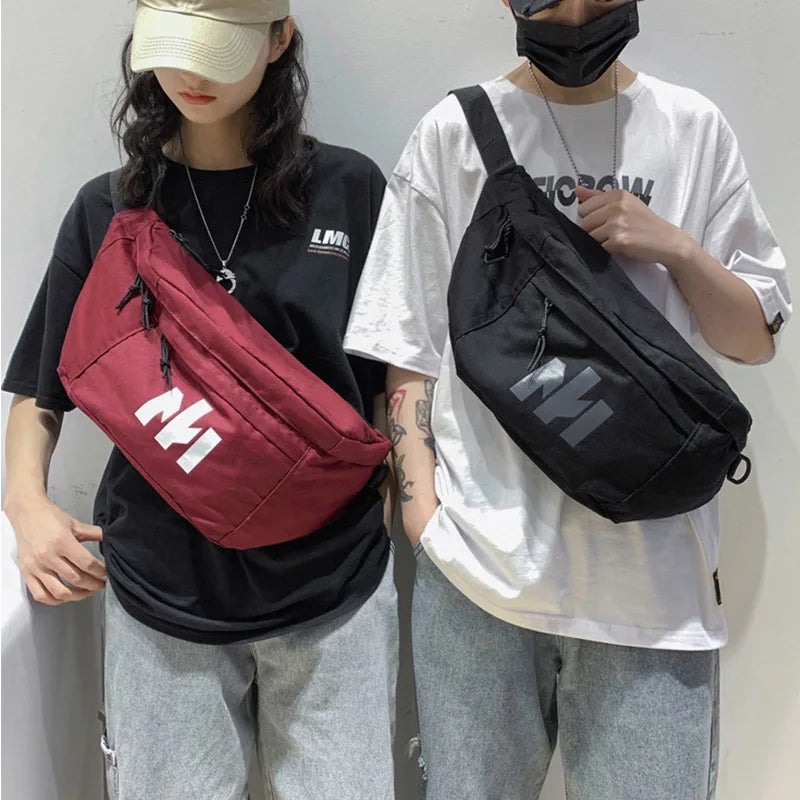 Unisex Fanny Pack – Large Capacity Waist & Chest Bag for Travel & Street Trend