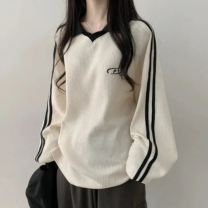 Women's Vintage Polo Sweatshirt