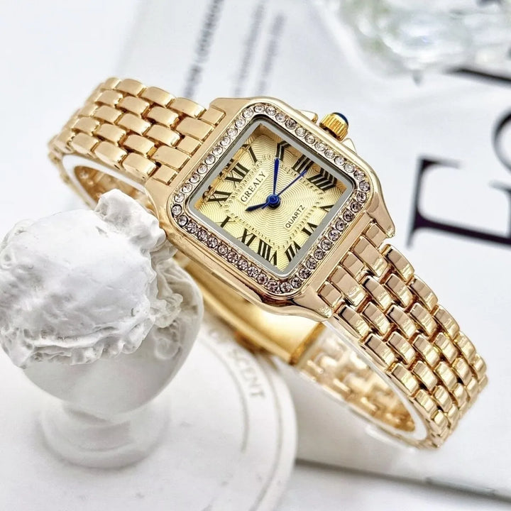 Fashion Square Quartz Watch for Women