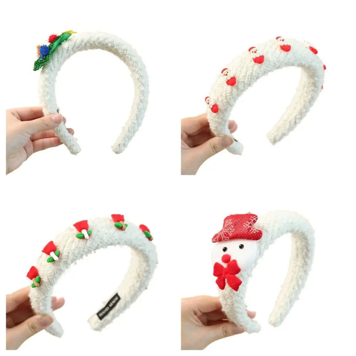 Fashion Hair Accessories Christmas Headband Xmas Merry Chritmas Santa Claus Hair Hoop Headpiece Hairband Antler Hair Hoop Party