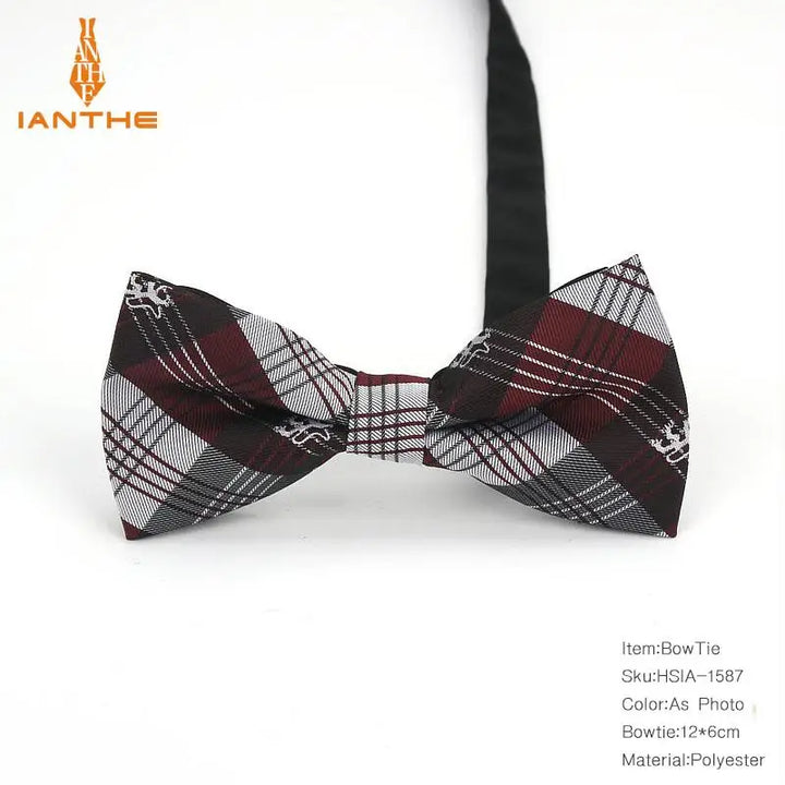Men's Formal Silk Bow Tie – Wedding & Business Wear