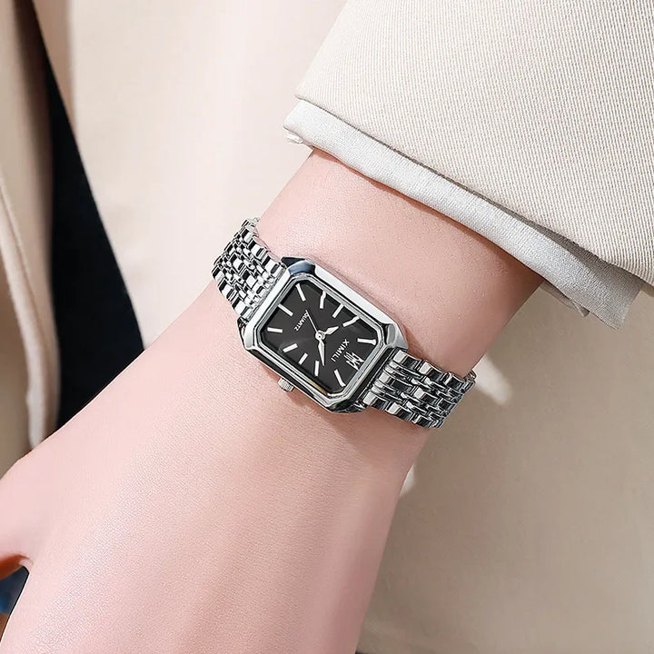 Luxury Stainless Steel Quartz Watch for Women