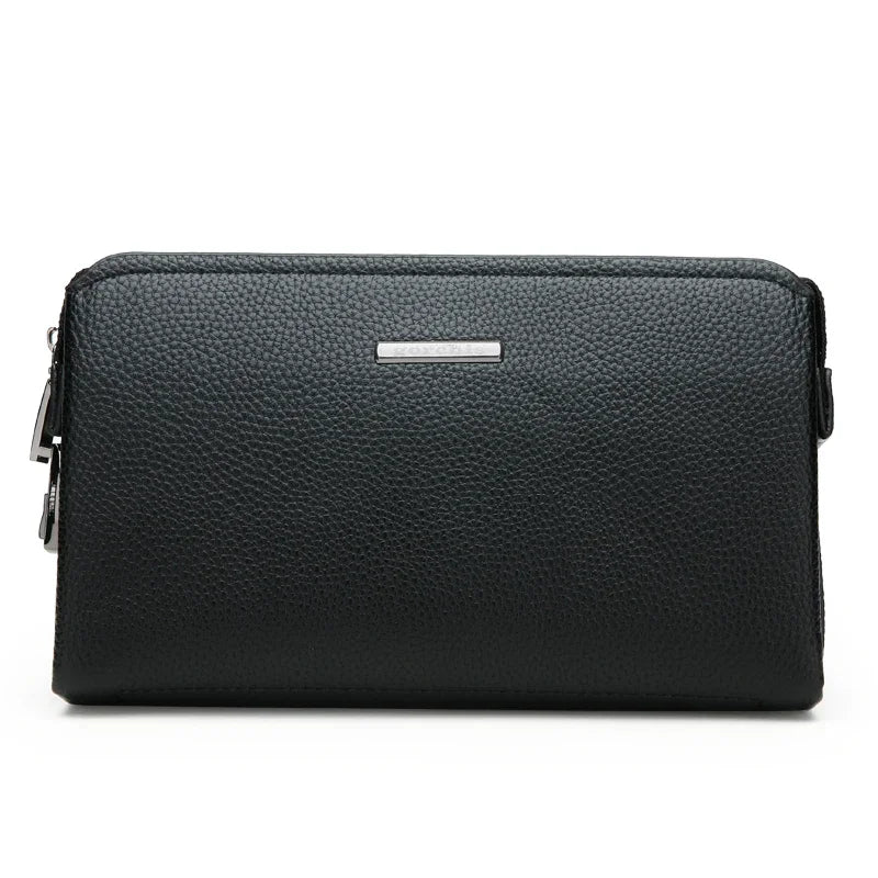 Luxury Lock Clutch – Men’s PU Leather Wallet
