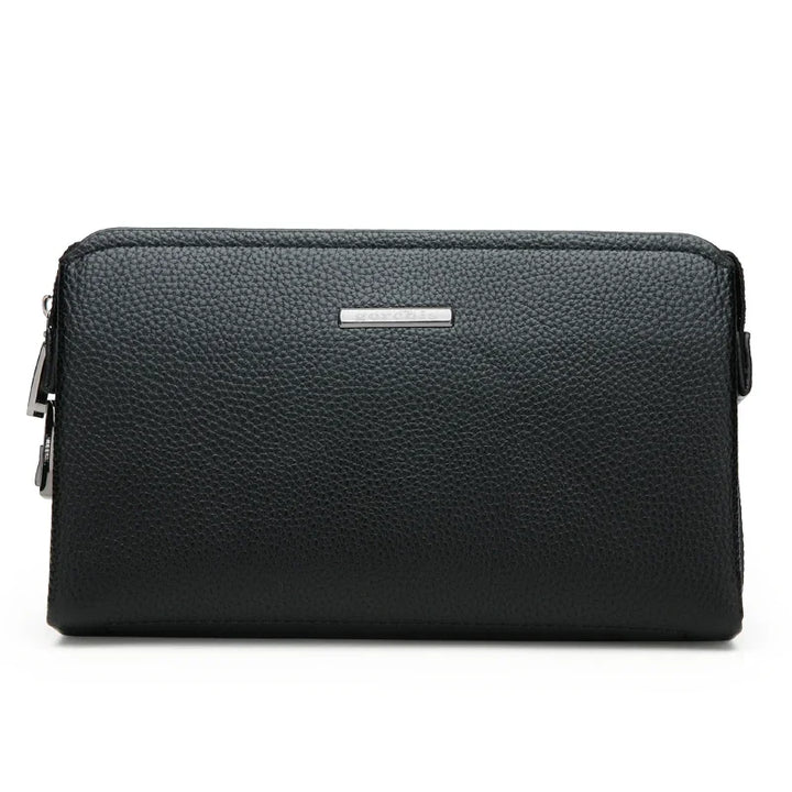 Luxury Lock Clutch – Men’s PU Leather Wallet