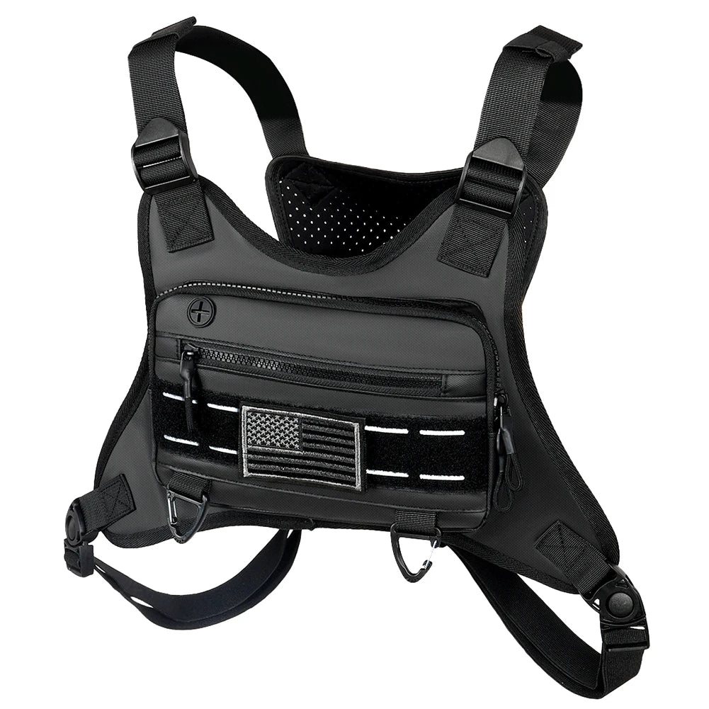 Outdoor Chest Bag – Adjustable Straps & Large Capacity for Cycling & Climbing