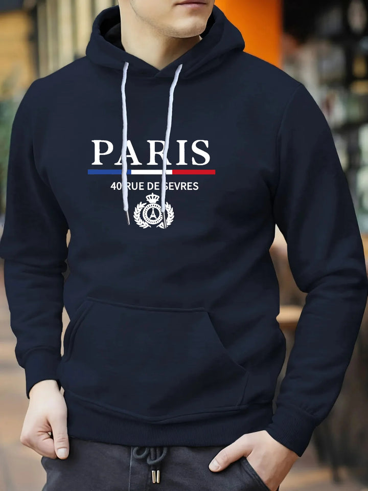 Paris Print Hoodie Tee