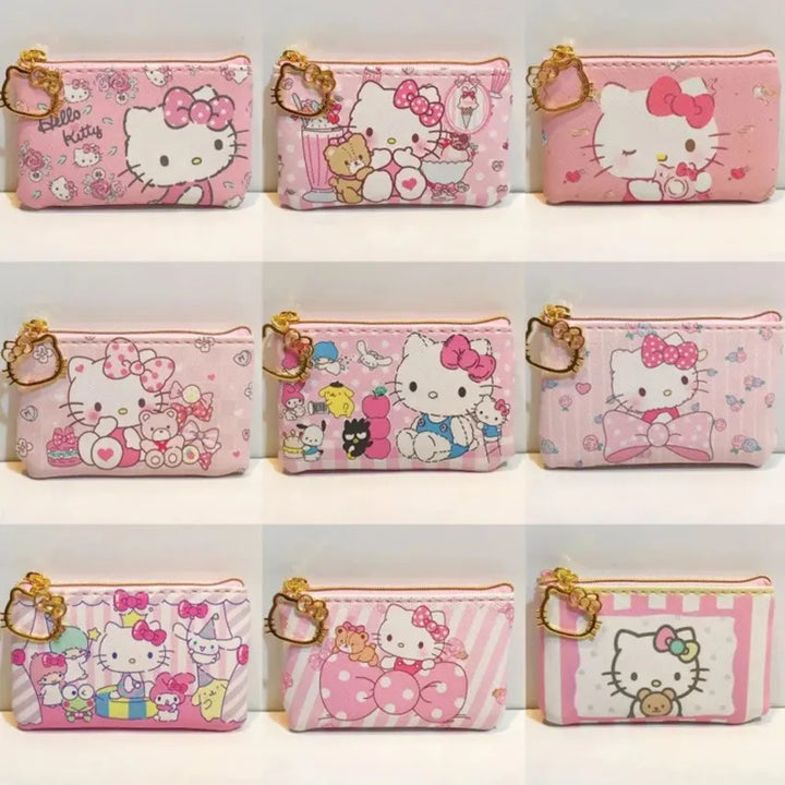Hello Kitty Small Wallet – Kawaii My Melody Coin Purse for Girls & Kids