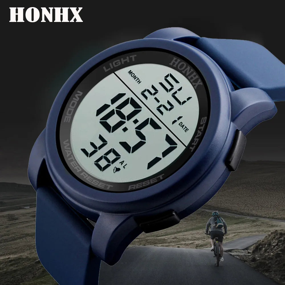 Digital Fusion Watch – Stylish 2024 Analog-LED Timepiece for All