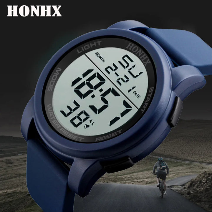 Digital Fusion Watch – Stylish 2024 Analog-LED Timepiece for All