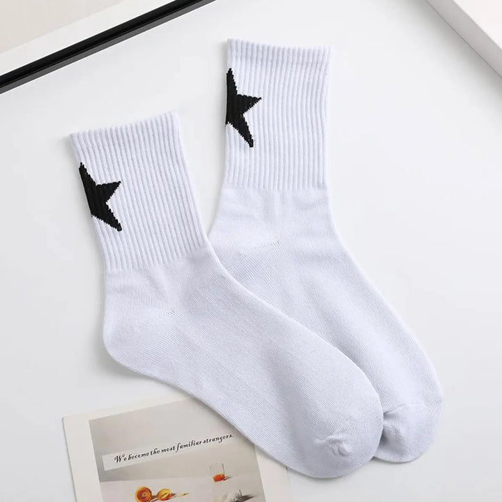2 Pairs Men’s Socks – Black & White, Soft, Comfy, Everyday Wear.