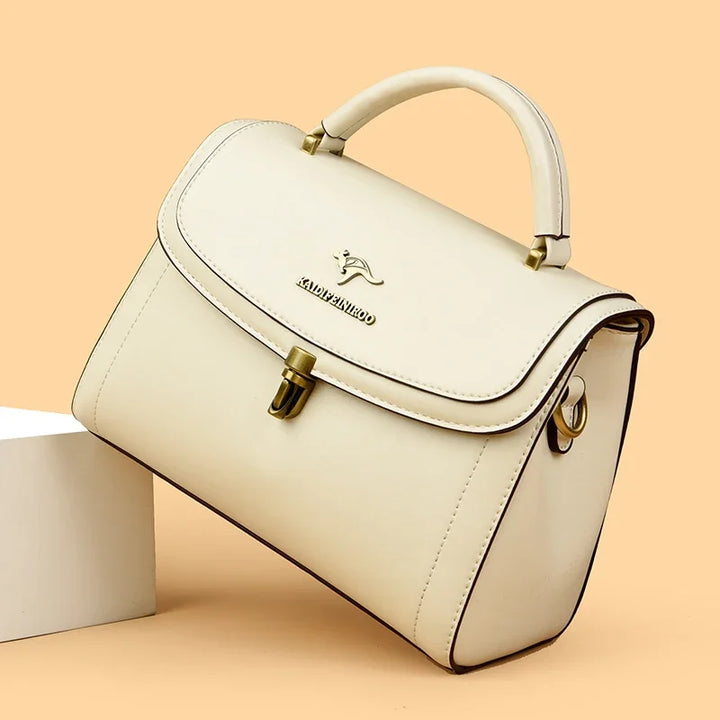 High Quality PU Leather Handbag Purse Women's Bag Solid Color Shoulder Crossbody Bags Lady Messenger Small Tote for Women Girls
