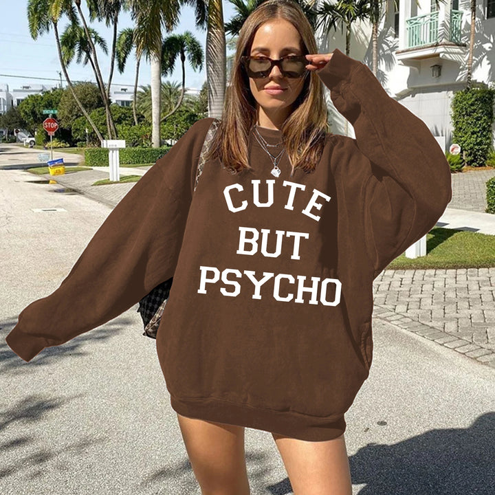 “Cute but Psycho” Y2K hoodie