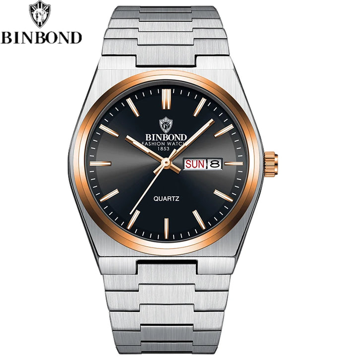 BINBOND Men's Business Quartz Watch
