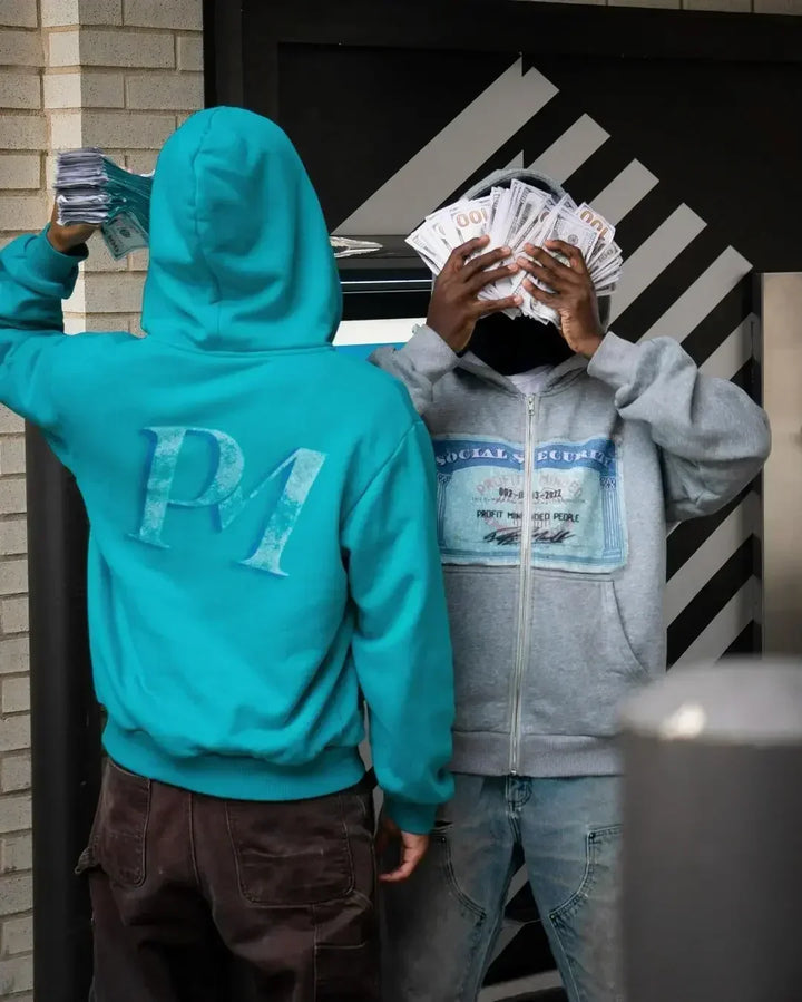 Y2K Retro Print Hoodie