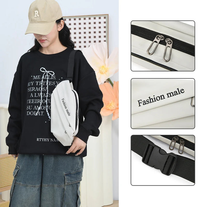 Fashion Crossbody Chest Bag – Durable Sling Bag for Men & Women