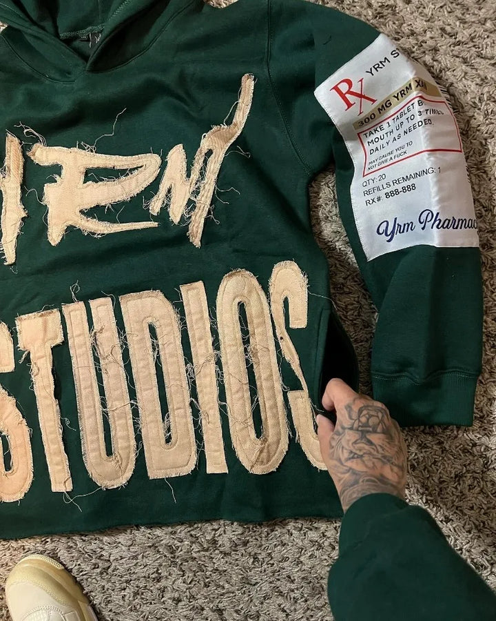 Y2K Letter Print Hoodie
