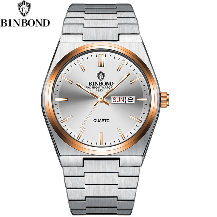BINBOND Men's Business Quartz Watch