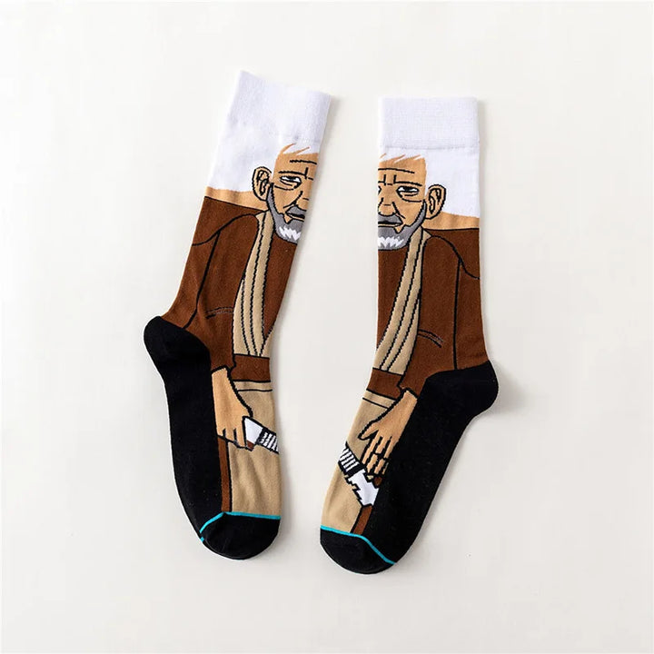 1 pair Autumn Winter Anime Socks Movie Men socks Cosplay Socks Skateboard sock Long Casual versatile Novelty Women's Socks 37-45
