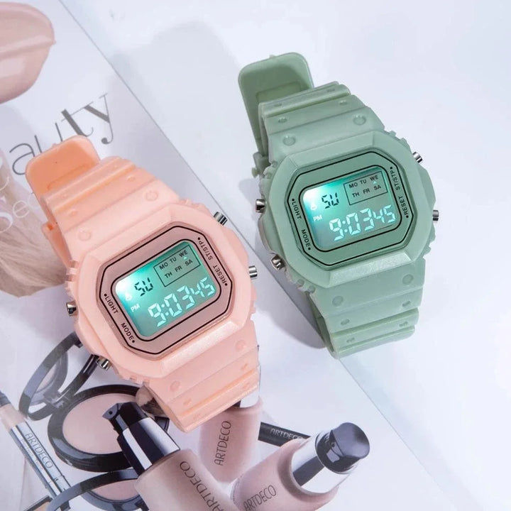 Transparent LED Sports Watch