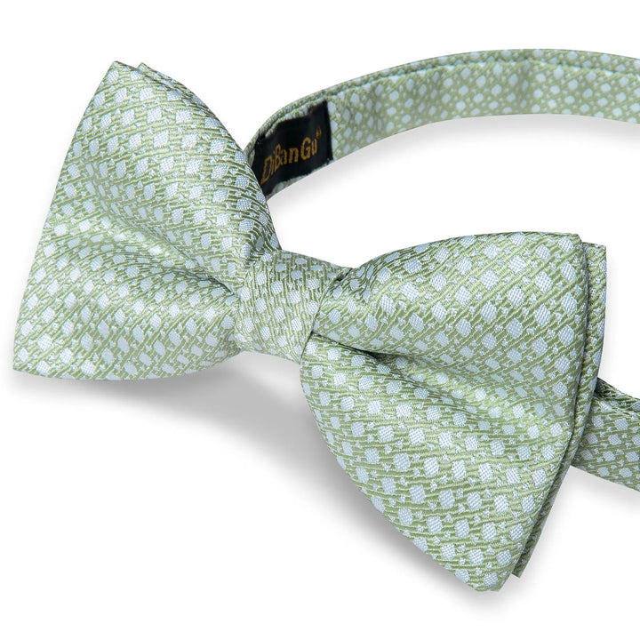 Men’s Pre-tied Bow Tie Set – Wedding & Groom Accessories