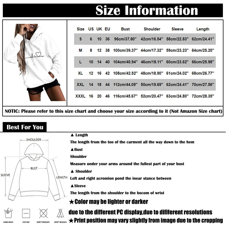 Women's Fun Print Pullover Hoodie