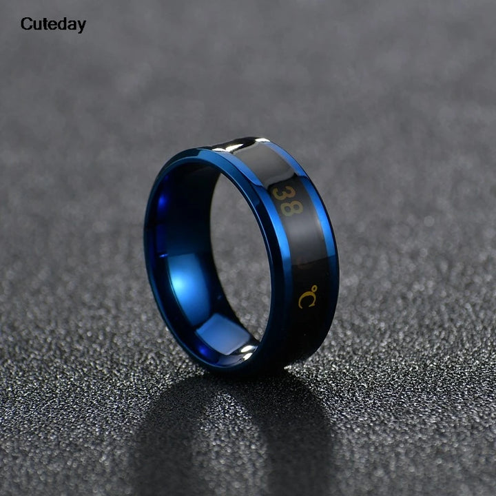 AuraTemp™ – Waterproof Mood Ring for Men & Women