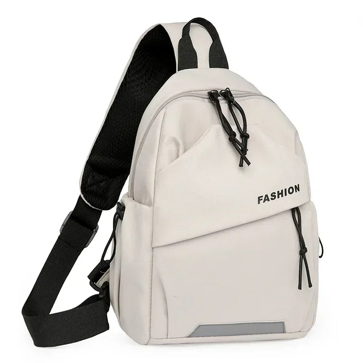 Unisex Stylish Nylon Crossbody Bag Fashionable Chest Pack Shoulder Bag for Everyday Use