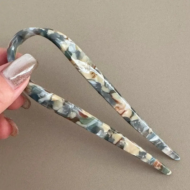 Hairstyle Tool Hair Accessories Hair Fork U-Shaped Headbands Hair Sticks Acetate Headwear Hairpin for Women/Girls