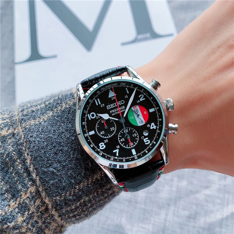 Classic Men's Leather Quartz Watch