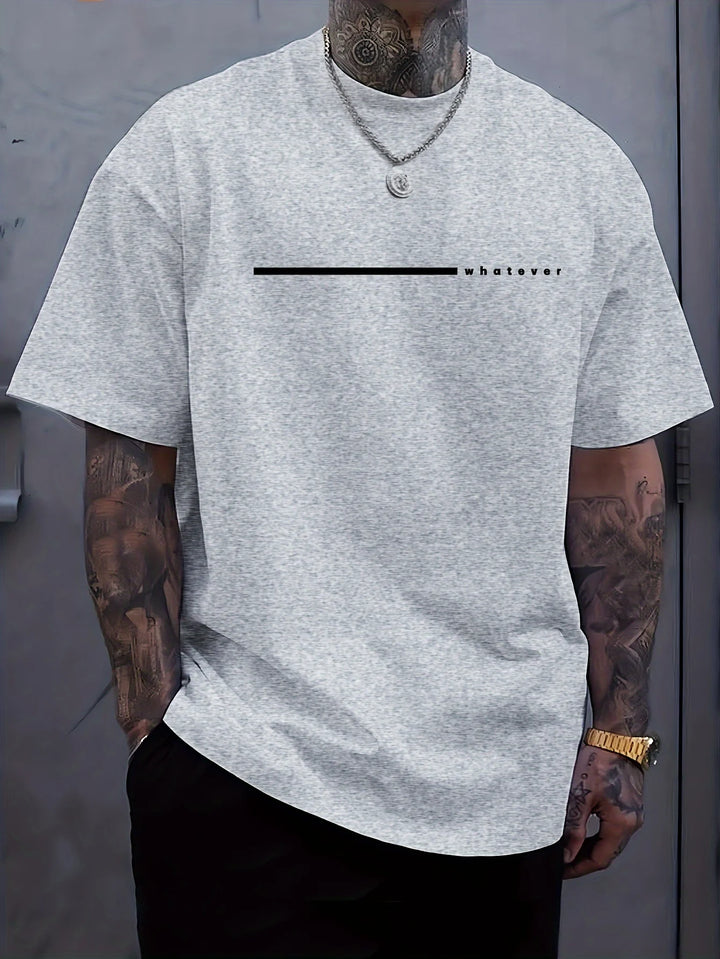 Whatever Print Cotton T-Shirt